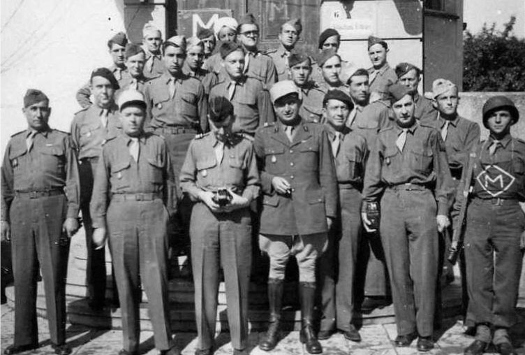 Juin 1945, État-major du 12ème GERDB à Tettnang